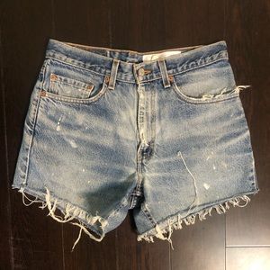 The vintage twin levi shorts